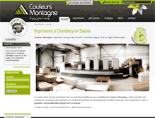 Tablet Screenshot of couleurs-montagne.com